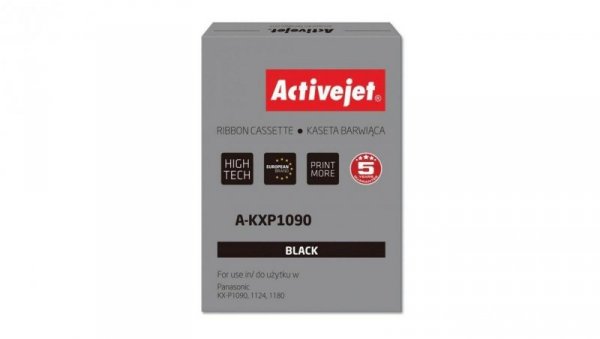 Taśma barwiąca Activejet A-KXP1090 (zamiennik Panasonic KX-P115 Supreme czarny)