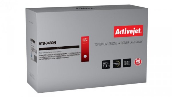 Toner Activejet ATB-3480N (zamiennik Brother TN-3480 Supreme 8000 stron czarny)