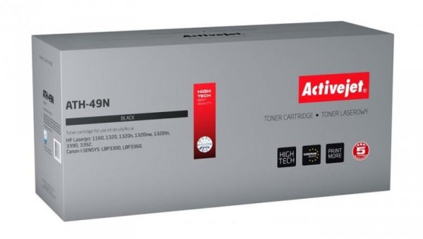 Toner Activejet ATH-49N (zamiennik HP 49A Q5949A, Canon CRG-708 Supreme 3200 stron czarny)