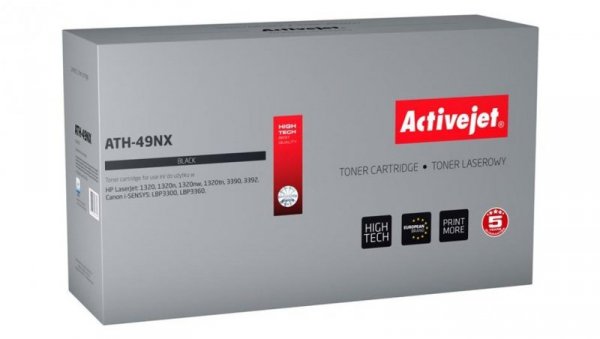 Toner Activejet ATH-49NX (zamiennik HP 49X Q5949X, Canon CRG-708H Supreme 6000 stron czarny)