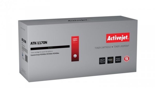Toner Activejet ATK-1170N (zamiennik Kyocera TK-1170 Supreme 7200 stron czarny)