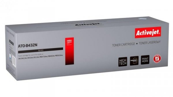 Toner Activejet ATO-B432N (zamiennik OKI 45807106 Supreme 7000 stron czarny)