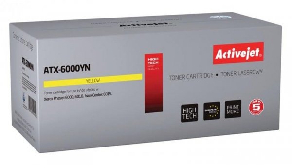 Toner Activejet ATX-6000YN (zamiennik Xerox 106R01633 Supreme 1000 stron żółty)