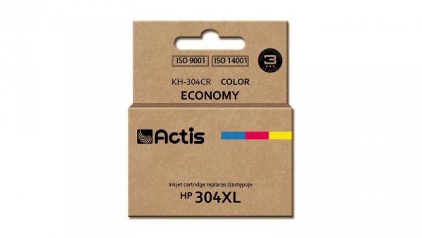 Tusz ACTIS KH-304CR (zamiennik HP 304XL N9K07AE Premium 18 ml kolor)