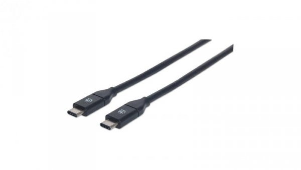 Kabel USB-C 3.2 Gen2 Typ-C M/M 50cm 60W 3A 10Gbps Czarny