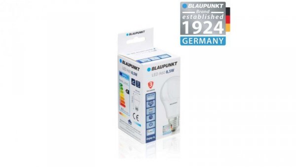 Blaupunkt Żarówka LED E27 8,5W barwa naturalna, BLAUPUNKT-E27-9W-NW
