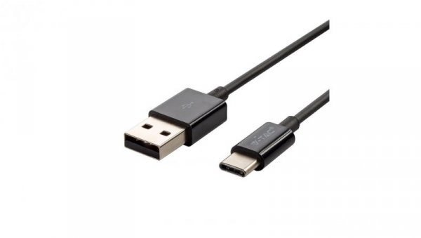 Kabel USB-C - USB-A 1m Czarny 8487