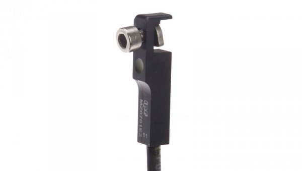 Czujnik magnetyczny cylinder T-rowek 6,2 mm 6,5x27x5 mm 10-30V DC PNP NO złącze kablowe M12 4-pinowe 0,6m IP67 MZ0701E2