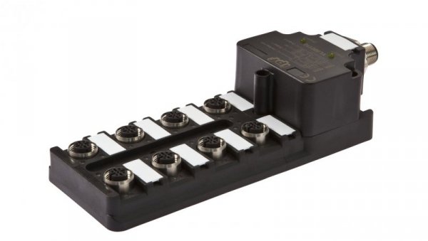 Moduł logiczny 42x172x60mm AND 2x4fold 10-30V DC złącze M12 żeńskie 4-pinowe złącze M12 męskie 4-pinowe IP67 VL600118