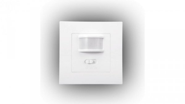 Czujnik ruchu na podczerwień 500W/200W podtynkowy IP20 zasięg 9m CR-IR1/KP/BIAŁY