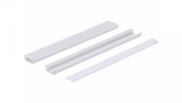 Profil led PCV Fuga Slim 16x7 2m biały ML