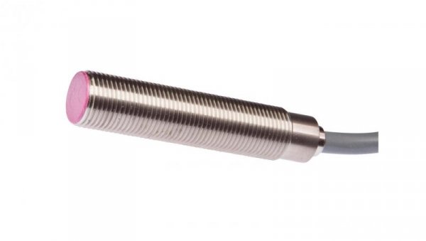 Czujnik indukcyjny M12x1 dł: 56mm zabudowany Sn: 3mm 10-35V DC 150 stC PNP NO kabel 5m IP65 IB120151