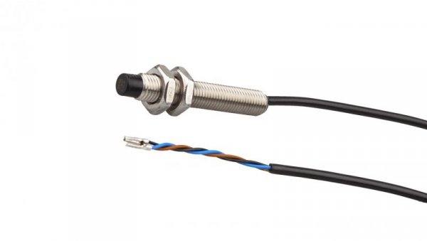 Czujnik indukcyjny M8x1 dł: 50mm niezabudowany Sn: 4mm 10-30V DC PNP NO kabel 5m PUR IP67 IN08E242