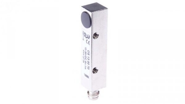 Czujnik optyczny nadajnik czujnika bariery świetlnej 64x12x12mm Sn: 1m 10-35V DC złącze M8 3pin IP65 OS130070