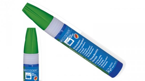 Plomba bezpieczeństwa do śrub lakier zielony 30g / Lakier na plomby / plombownica zielona 30g / WEICON 30022030