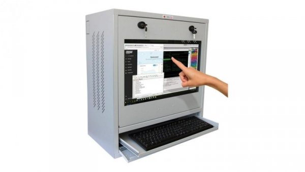 Szafa na Komputer Przemysłowy PC i Monitor Dotykowy 22 Cali