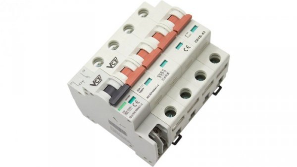 Rozłącznik izolacyjny z wyzwalaczem wzrostowym 4P 32A 1000V DC VCX CYKB63+MX+OFF