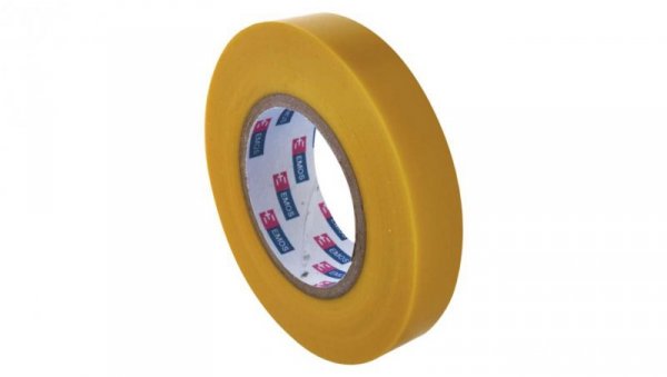 Taśma izolacyjna PVC 15mm / 10m żółta F61516 /10szt./
