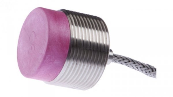 Czujnik indukcyjny M30x1.5 dł: 37mm niezabudowany Sn: 15mm 10-35V DC 0-140stC PNP NO złącze kablowe M12 16m IN30C570