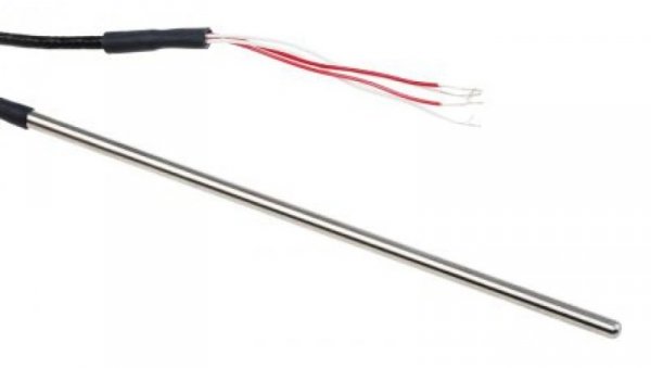 Termopara typ PT 100, -50C do +250C 150mm kabel 2m, Stal nierdzewna