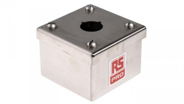 Obudowa kasety sterowniczej, Ø 22mm, 1-otworowa, IP65, IP66, IP69K, RS PRO