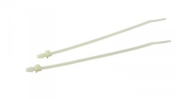 Mocowanie opaski kablowej, 168mm x 3,8 mm, kolor: Naturalny, 100-szt., RS PRO
