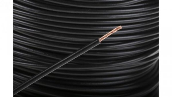 Kabel trzynormowy, dł. 100m 1,5 mm², 21 A, 1 kV DC, 600 V AC, Maks. +105C Czarny Zgodność z trzema normami, RS PRO