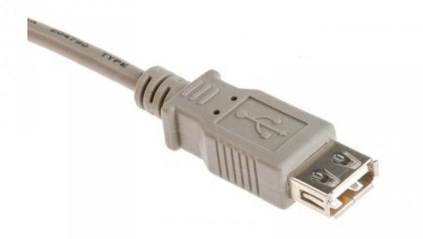 Kabel USB, dł. 1m, kolor: Szary