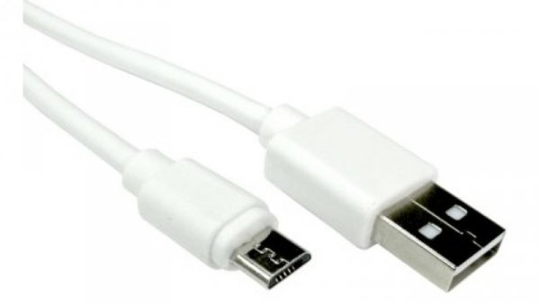 3mtr USB 2.0 A M - Micro B M Cable - Wh