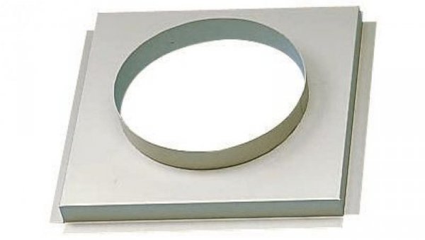 Podstawka z kołnierzem, 450 x 450mm, śr. kanału: 305mm, Stal ocynkowana