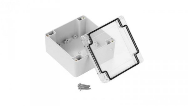 Obudowa ekranowana Szary IK07, IP67 Poliuretan, 105 x 105 x 60.1mm, RS PRO