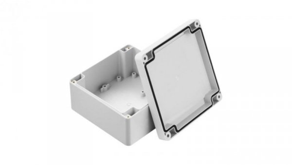 Obudowa ekranowana Szary IK07, IP67 Poliuretan, 119.8 x 119.8 x 60.1mm, RS PRO
