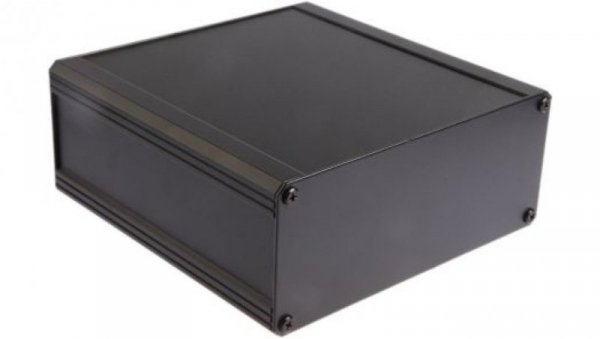 Obudowa radiatora Czarny IP40, 200 x 100 x 41mm, RS PRO