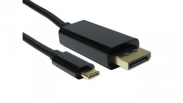 2MTR USB TYPE C M - DISPLAYPORT M BLACK