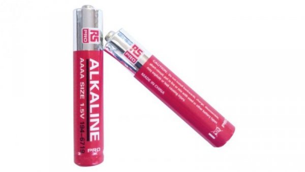 Baterie AAAA, alkaliczna, rozmiar: AAAA, 1.5V, 600mAh