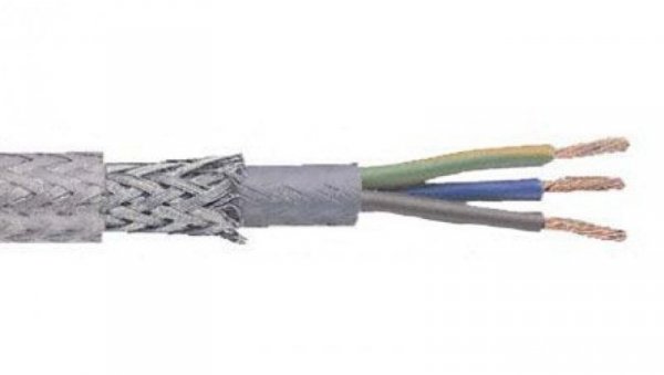 Kabel sterowniczy SY 3 rdzeniowy , Ekranowany, izolacja Polichlorek winylu PVC, D 13mm , 50m