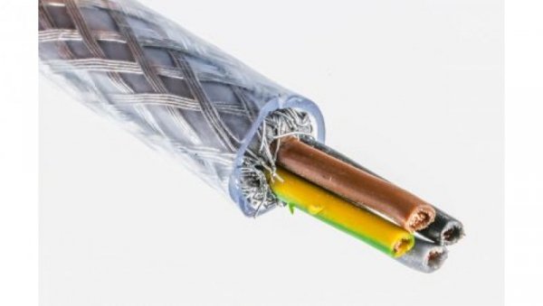 Kabel sterowniczy SY 4 rdzeniowy , Ekranowany, izolacja Polichlorek winylu PVC, D 11.5mm , 50m