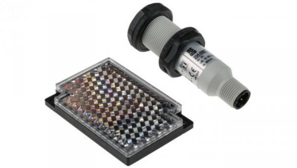 Czujniki fotoelektryczne Odbicie retro PNP NO/NC cylindryczny zakres 3 m IP67