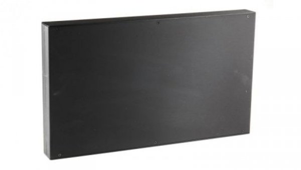 Obudowa urządzeń elektronicznych, aluminiowa, Czarny, 442 x 254 x 45mm, RS PRO