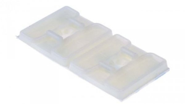 Mocowanie opaski kablowej samoprzylepne, 29mm x 29 mm, kolor: Naturalny, 50-szt., 0-28→ C., RS PRO