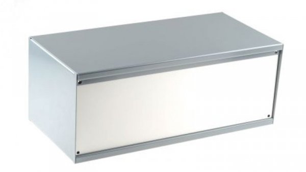 Obudowa urządzeń elektronicznych, Stal walcowana na zimno, Szary, 406 x 197 x 159mm, RS PRO