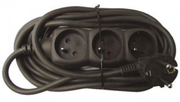 Przedłużacz 3-gniazda 250 V z/u 4m 296270
