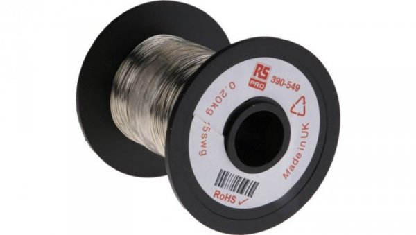 Przewód miedziany, Jednordzeniowy, 24 AWG, 0,2 mm², dł.: 114m