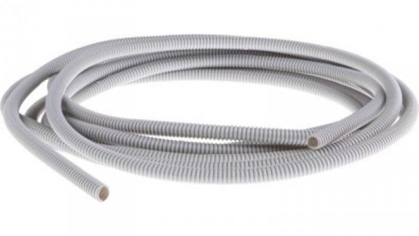 Peszel elastyczny, Elastyczny, Ø 10mm, dł. 5m, materiał: Tworzywo sztuczne, kolor: Szary, IP55, -50→ +100 C, RS