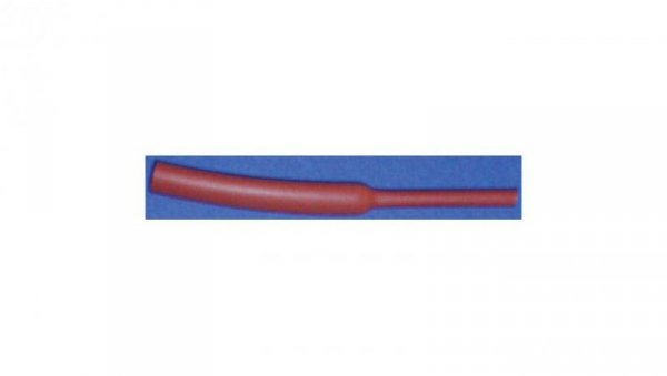 Osłona termokurczliwa brązowa 2:1, średnica 9.5mm, dł. 1.2m, RS PRO