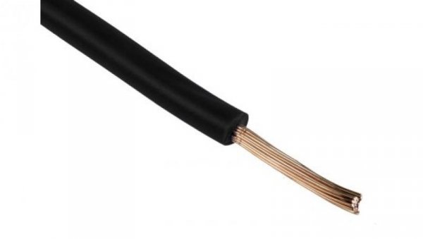 Jednożyłowy kabel sterowniczy CSA 25 mm², Maks. +70C 600 V Czarny, RS PRO