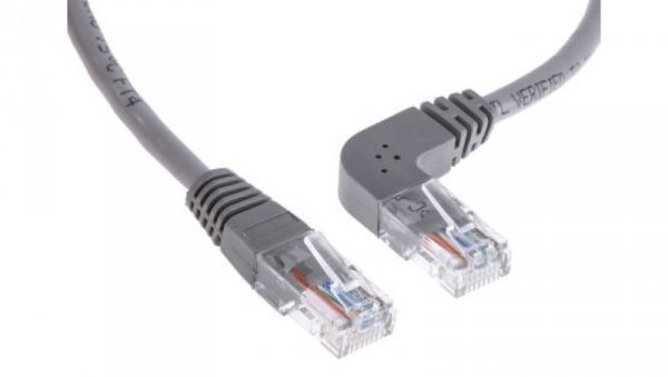 Kabel kat. 5e U/UTP Szary 1m