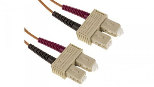 Kabel światłowodowy, średnica: 62.5/125μm, OM1 Wielomodowy, Pomarańczowy, SC/SC
