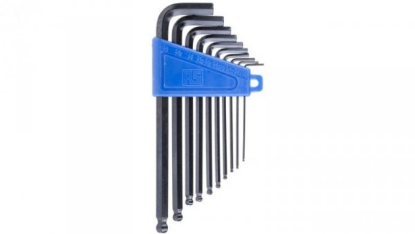 Zestaw kluczy imbusowych Jednostki brytyjskie, 10 szt. 1/16 in, 1/4 in, 1/8 in, 1/16 in, 3/8 in, 3/16 in, 3/32 in, 5/16