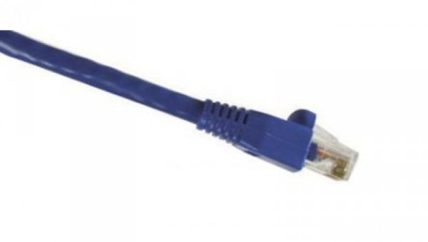Kabel kategorii 6, Niebieski, Wtyk RJ45/męski RJ45dł.: 3m, mat. koszulki: LSZH